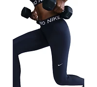 Nike Pro Women's Mid-Rise Mesh-Paneled Leggings