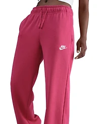 Nike Women's Sportswear Club Fleece Mid-Rise Wide-Leg Sweatpants
