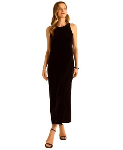 Vince Camuto Womens Velvet A Line Maxi Dress Xxs 3x
