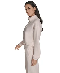 Calvin Klein Women's Performance Half-Zip Pull-On Sweatshirt