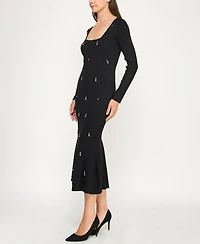 Rosie Harlow Juniors' Square Neck Midi Dress