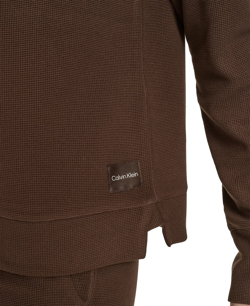 Calvin Klein Performance Women's Waffle-Knit Pullover Hoodie