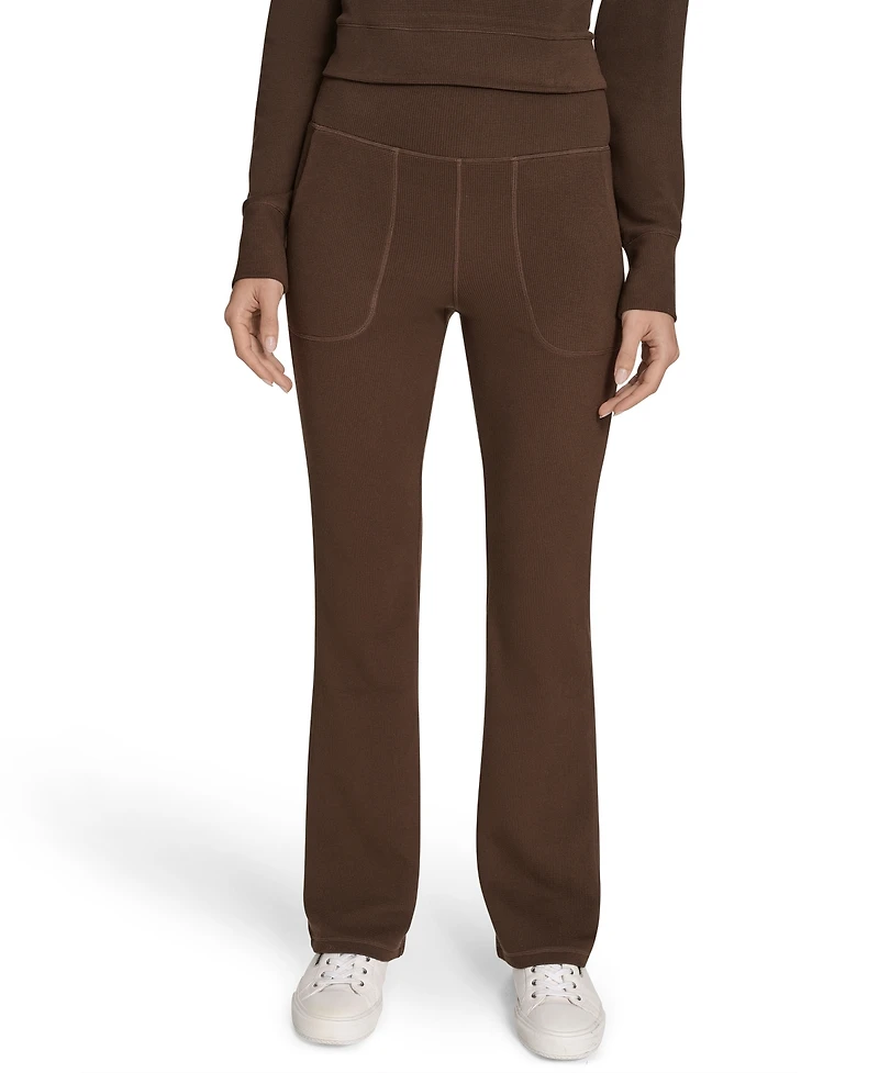Calvin Klein Women's Flare-Leg High-Waist Pants