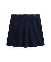 Polo Ralph Lauren Girls 7-16 Pleated Denim Skirt