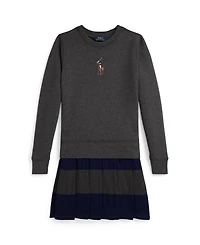 Polo Ralph Lauren Girls 7-16 Big Pony Fleece Dress