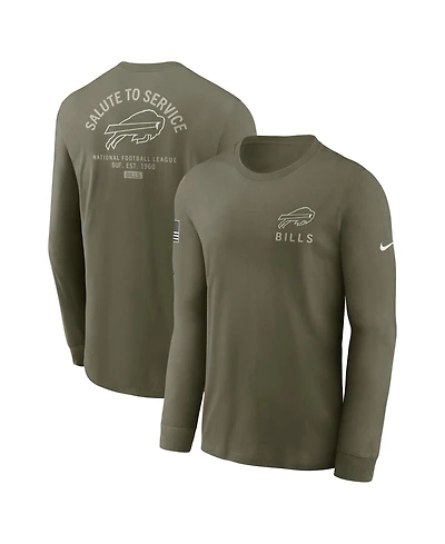 Nike Men's Olive Buffalo Bills 2025 Salute to Service Long Sleeve T-Shirt