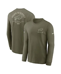 Nike Men's Olive Buffalo Bills 2025 Salute to Service Long Sleeve T-Shirt