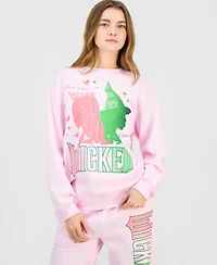 Wicked Juniors' Glitter Crewneck Sweatshirt
