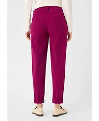 Olsen Women's Lisa Fit Straight Leg Cropped Cord Trouser
