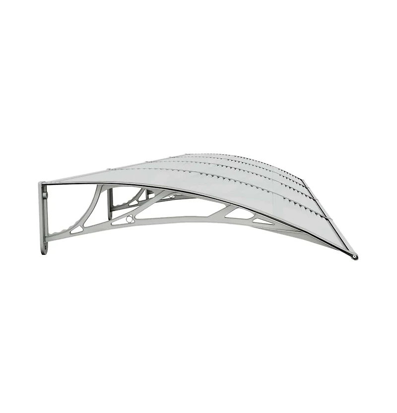 Door Canopy Grey Polycarbonate 157.5 x 39.4 in Durable