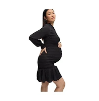 Ingrid + Isabel Maternity Smocked Occasion Short Dress