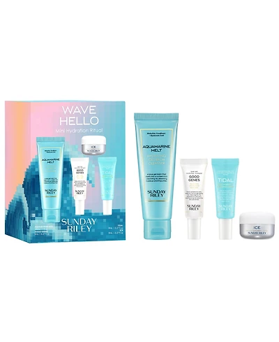 Sunday Riley 4-Pc. Wave Hello Mini Hydration Ritual Gift Set