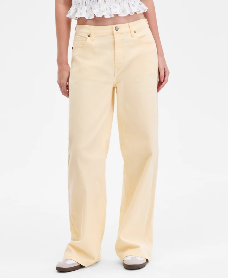 Celebrity Pink Juniors' Baggy Wide-Leg Jeans