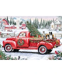 Original Gourmet Christmas Truck Puzzle Cookie Tin, 6 oz