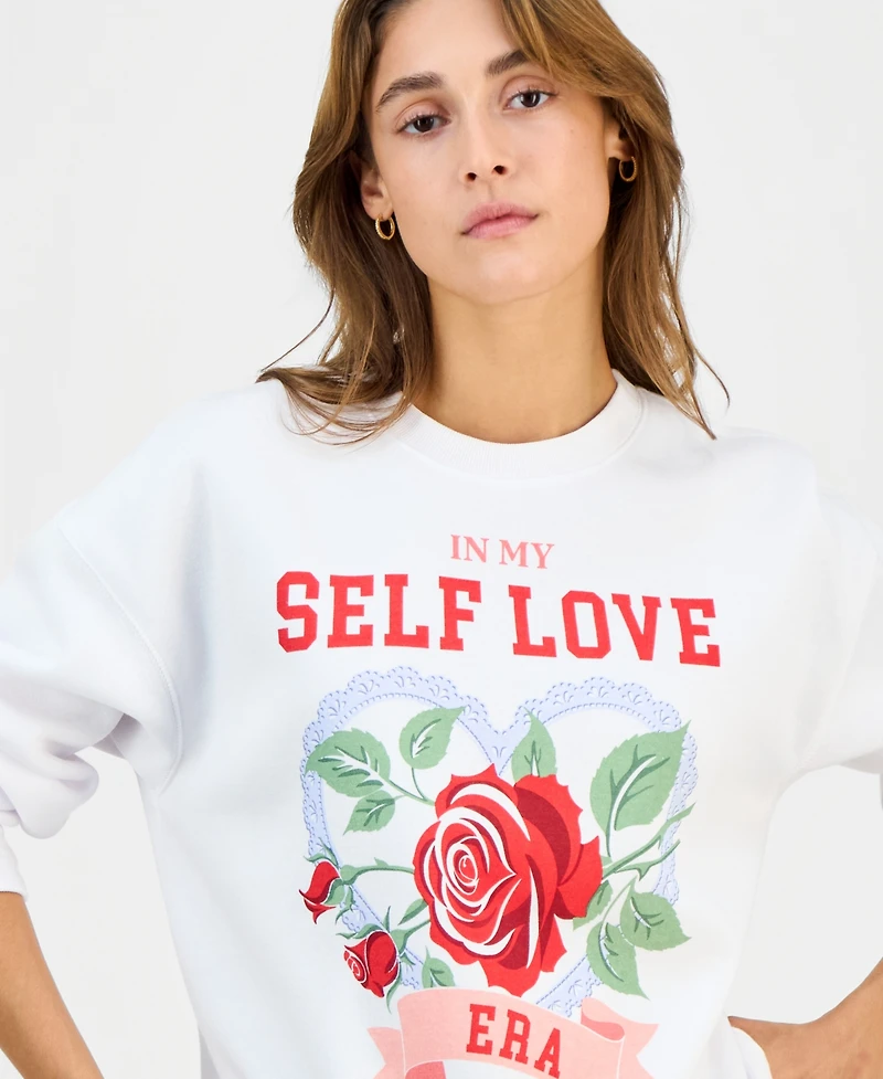 Self Esteem Juniors' Love Era Crewneck Sweatshirt