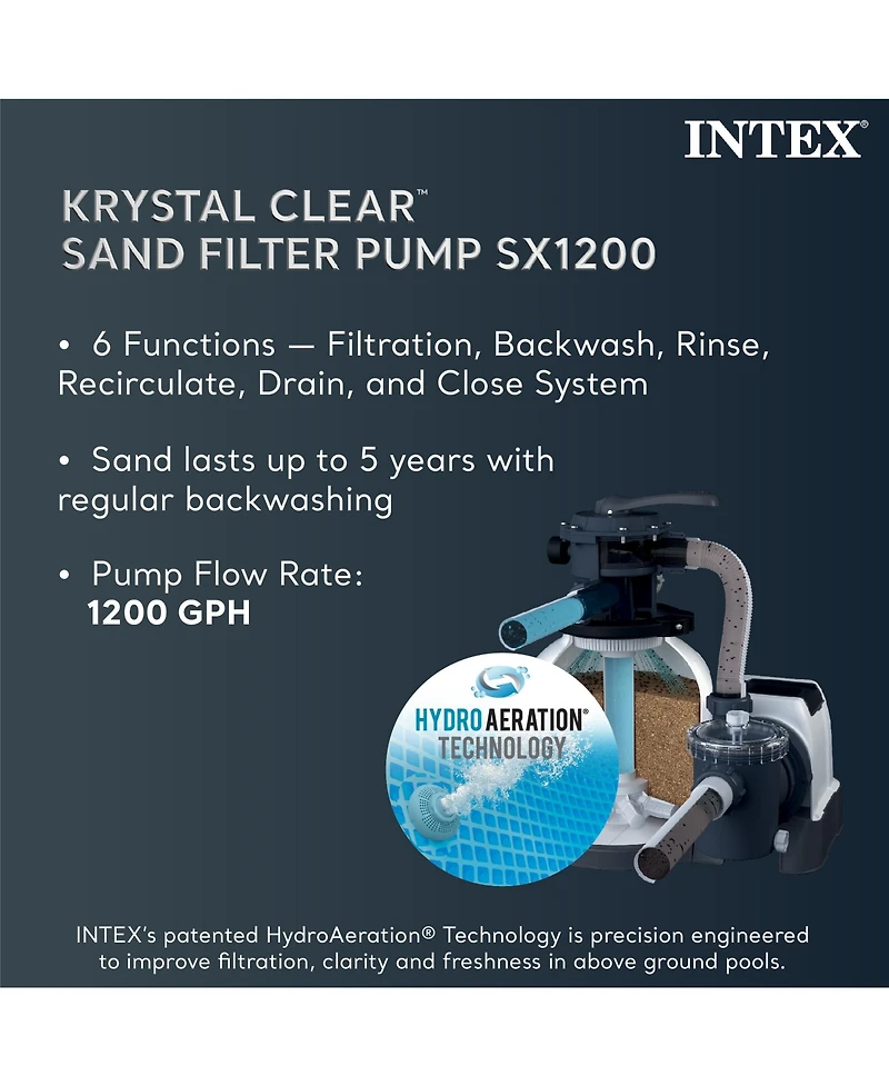 Intex Ultra Xtr 18' x 9' x 52" Rectangular Metal Frame Above Ground Pool Set