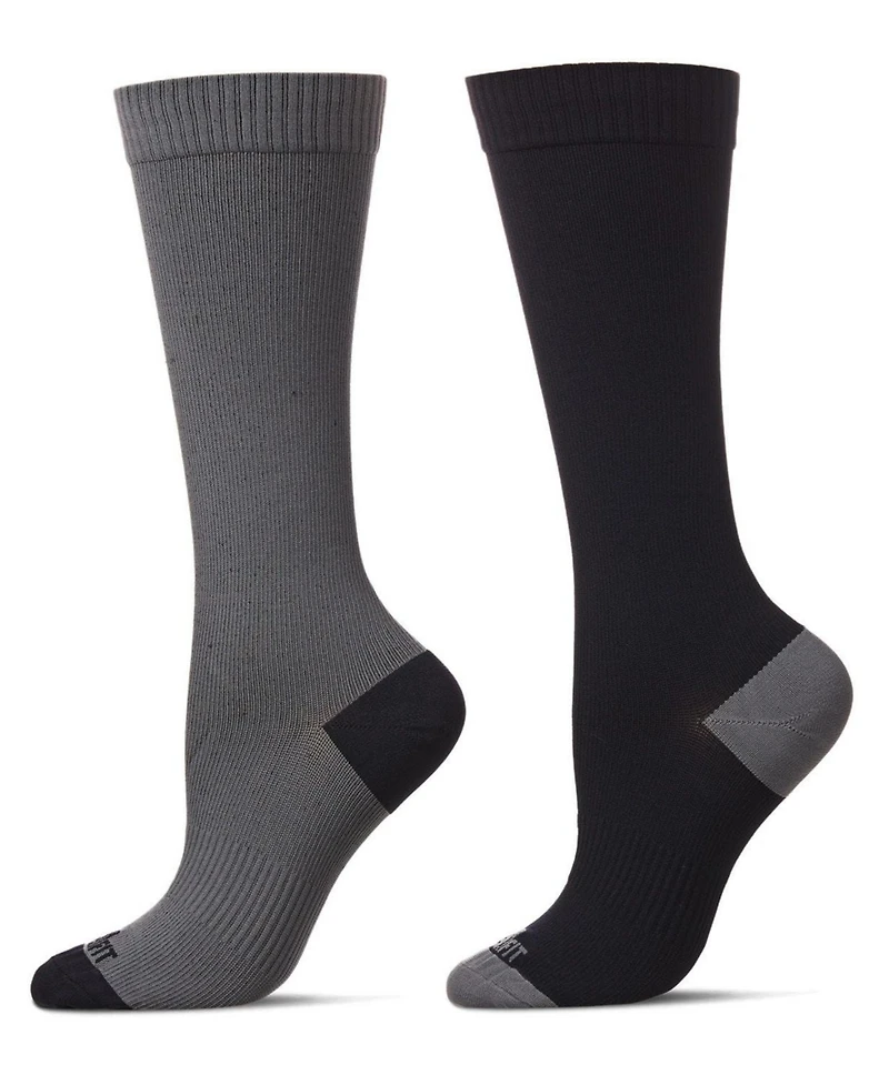 Wellfit Women's 2 Pair Pack Tipped Compression Socks