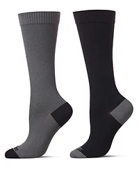 Wellfit Women's 2 Pair Pack Tipped Compression Socks