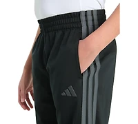 adidas Big Boys 8-20 Elastic-Waistband 3-Stipe Tricot Jogger Pants