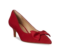 Lauren Ralph Women's Adrienne Suede Bow Pumps
