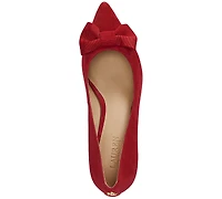 Lauren Ralph Women's Adrienne Suede Bow Pumps