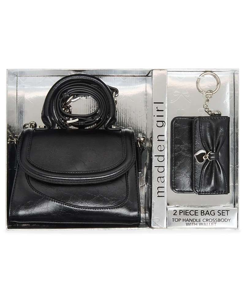 Madden Girl Boxed Morganb Top Handle with Wallet