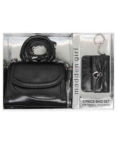 Madden Girl Boxed Morganb Top Handle with Wallet
