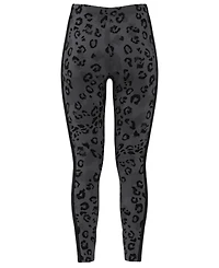 adidas Women's Leopard-Print Cotton-Blend High-Rise Leggings