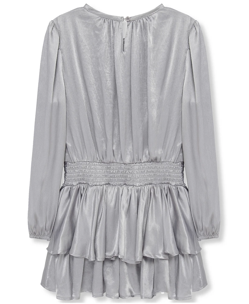 Habitual Kid Girls 7-16 Long Sleeves Ruffle Dress