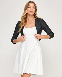 City Studios Juniors' 3/4-Sleeves Bolero