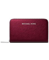 Michael Kors Women's Jet Set Small Zip Around Card Case