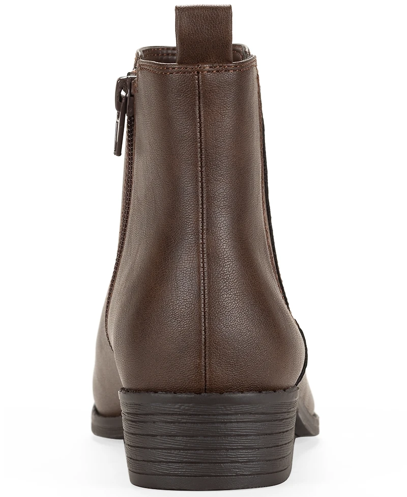 Style & Co Women's Charlyy Gore Block Heel Booties, Macy's Exclusive