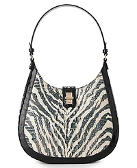 Brahmin Fallon Leather Hobo-Inspired Medium Shoulder Bag