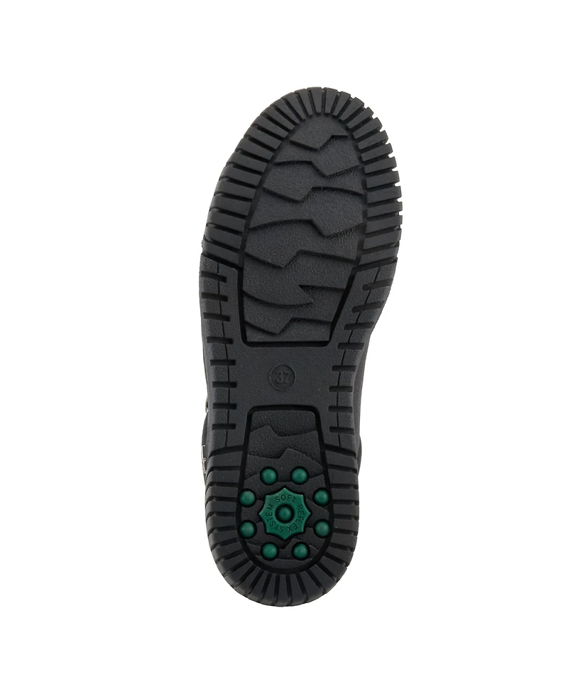 Spring Step Jamia Relife Water-Resistant Sneakers with Dual Zipper Closure and Shock-Absorbing Sole