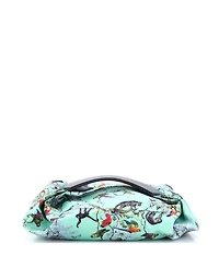 Pre-Owned Hermes Balusoie Bag Printed Silk and Leather