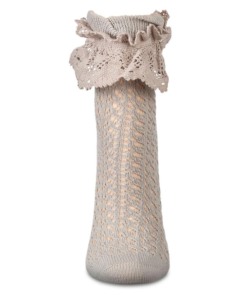 MeMoi Women's Whimsy Lace Anklet Socks