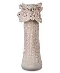 MeMoi Women's Whimsy Lace Anklet Socks