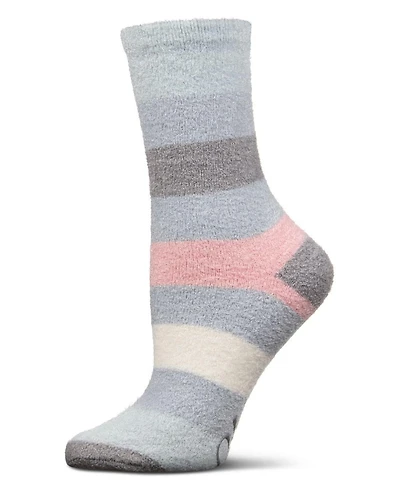 MeMoi Women's Happy Aloe Infused Crew Socks