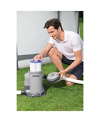 Bestway 2,500 Gallon Filter Pump Set for Above Ground Outdoor Swimming Pools