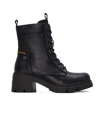 Women's Block Heel Combat Booties Refresh Collection By Xti