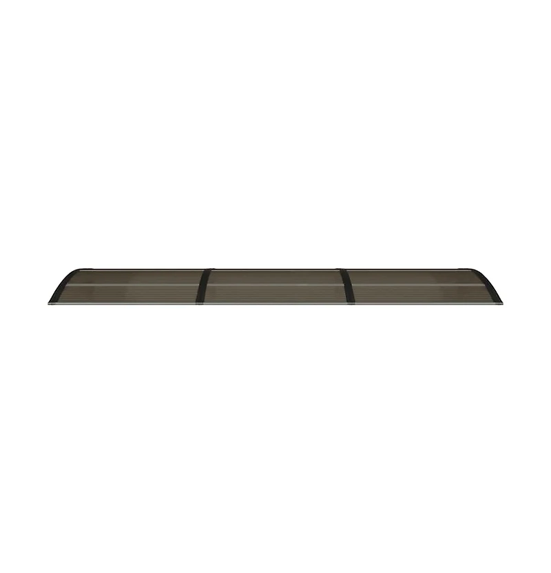 Door Canopy Black Polycarbonate 118.1 x 29.5 in Durable