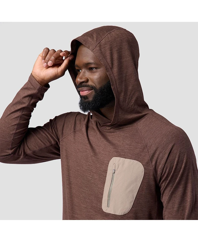 Men's Backcountry Destination Pullover Hoodie Performance Shirts Long Sleeve