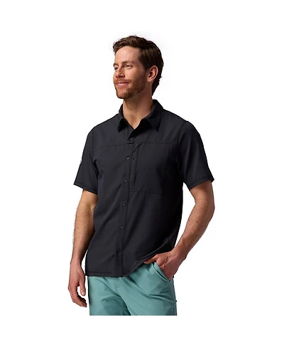 Backcountry Men's Tahoe Woven Short-Sleeve Snap-Up Shirt Performance Shirts Short Sleeve