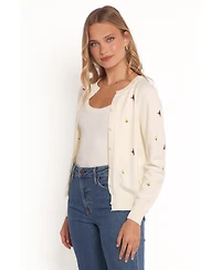 Petal and Pup Women's Millen Flower Embroidery Cardigan
