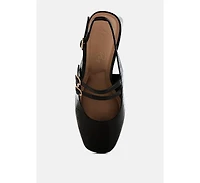 Cananga Block Heel Slingback Sandals Women