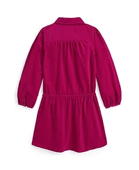 Polo Ralph Lauren Girls 2T-6X Pintucked Club Collar Dress