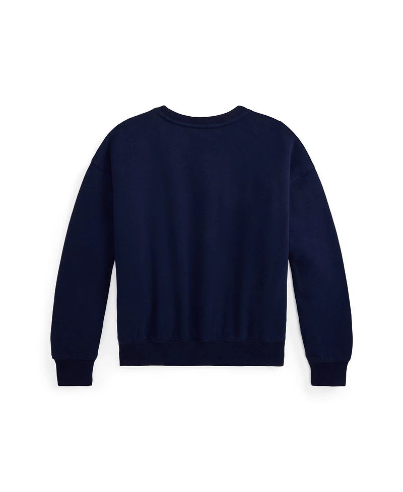 Polo Ralph Lauren Girls 7-16 Crewneck Boxy Sweatshirt