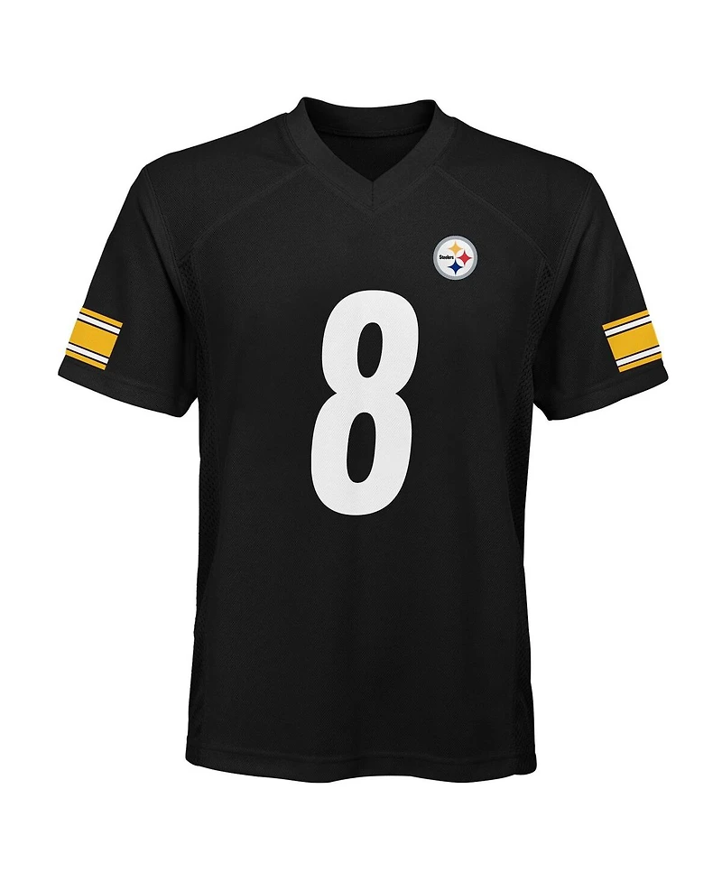 Outerstuff Preschool Aaron Rodgers Black Pittsburgh Steelers Replica Player Jersey
