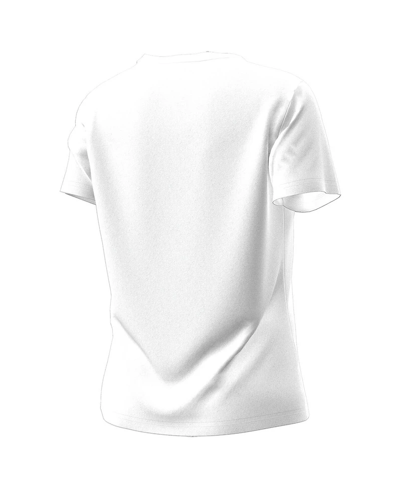 Under Armour Women's White Notre Dame Fighting Irish Leprechaun Tech Stretch T-Shirt