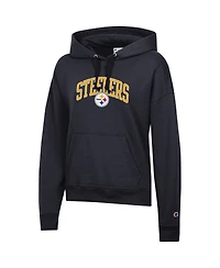 Champion Women's Black Pittsburgh Steelers Powerblend Hoodie